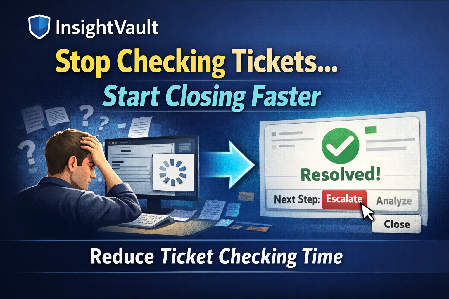 Stop Wasting Time “Checking” — Start Closing Tickets Faster